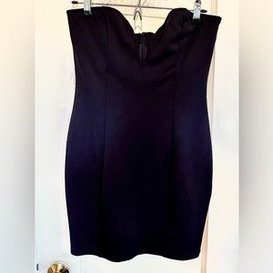 TOBI Deep V Strapless Mini Dress